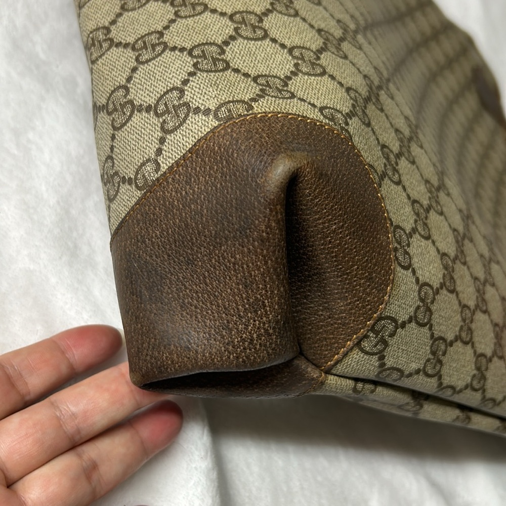 🖤Vtg 70s GUCCI GG Supreme Tote/Shoulder bag - Picture 11 of 17